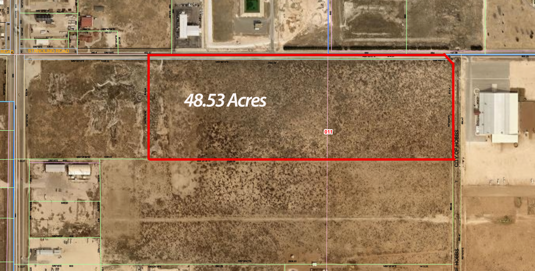 TBD Stanolind, Hobbs, NM for sale Aerial- Image 1 of 2