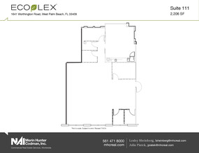 1641 Worthington Rd, West Palm Beach, FL for lease Floor Plan- Image 2 of 2