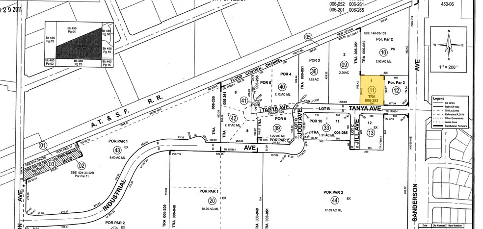 3506-3530 Tanya Ave, Hemet, CA for lease - Plat Map - Image 3 of 3