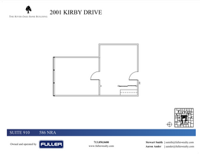 2001 Kirby Dr, Houston, TX for lease Floor Plan- Image 1 of 1