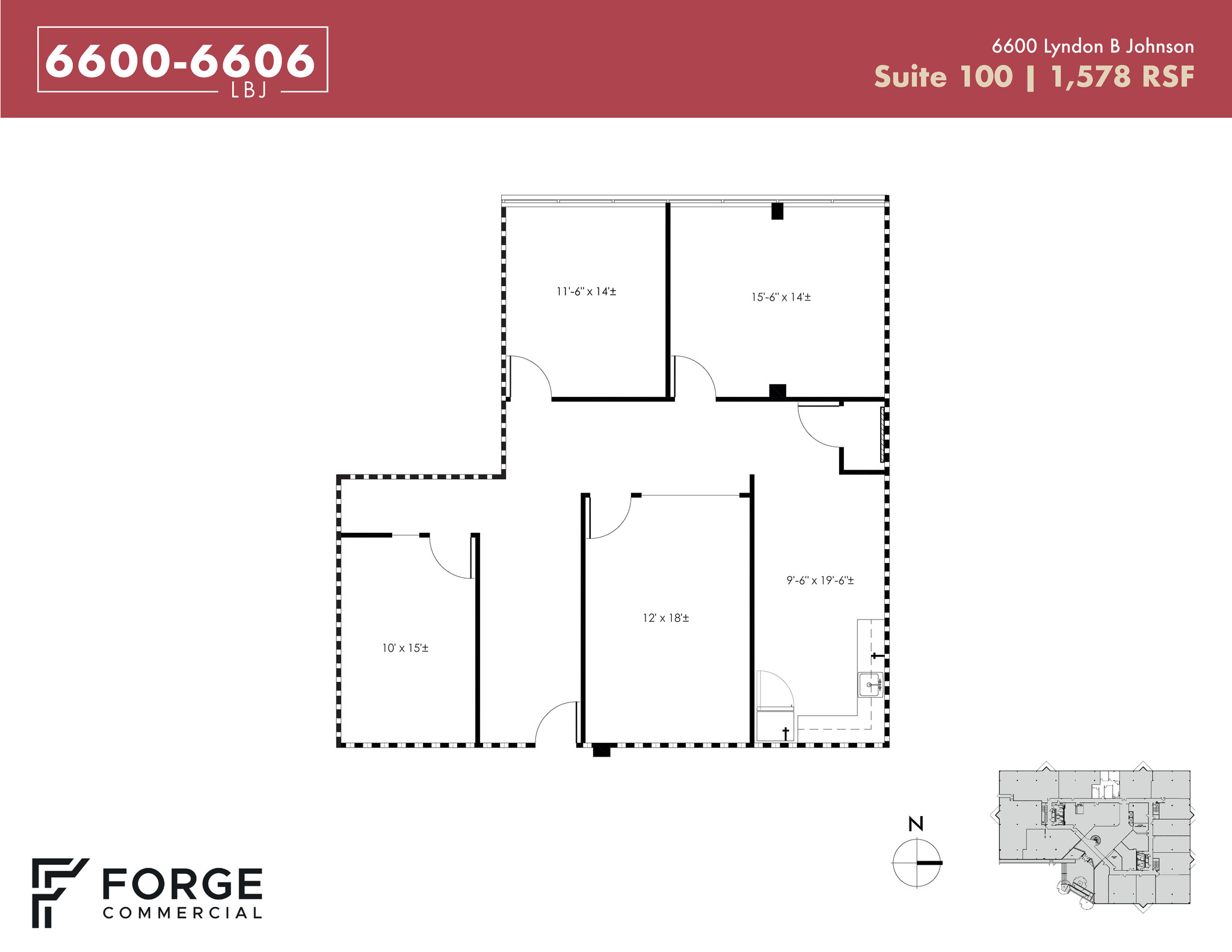 6600 Lyndon B Johnson Fwy, Dallas, TX for lease Floor Plan- Image 1 of 1