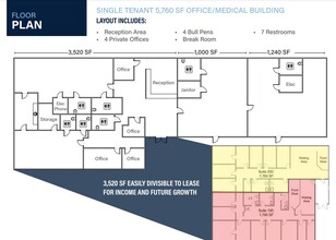 7509 N 35th Ave, Phoenix, AZ for lease Floor Plan- Image 1 of 1