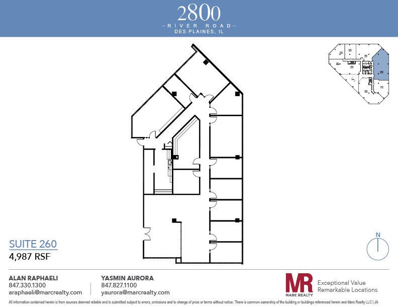 2800 S River Rd, Des Plaines, IL for lease Floor Plan- Image 1 of 1