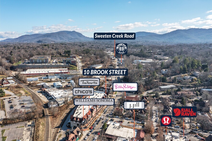 10 Brook St, Asheville, NC for lease - Aerial - Image 3 of 13