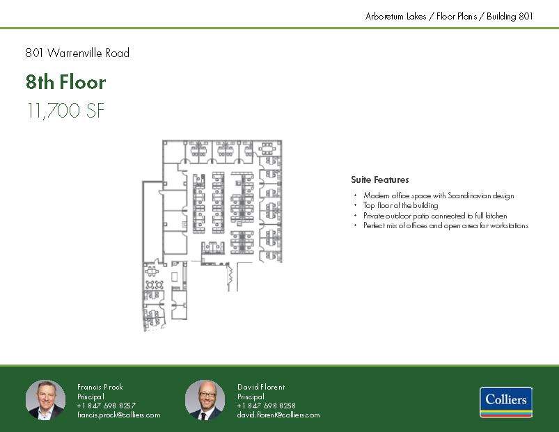 801 Warrenville Rd, Lisle, IL for lease Floor Plan- Image 1 of 1