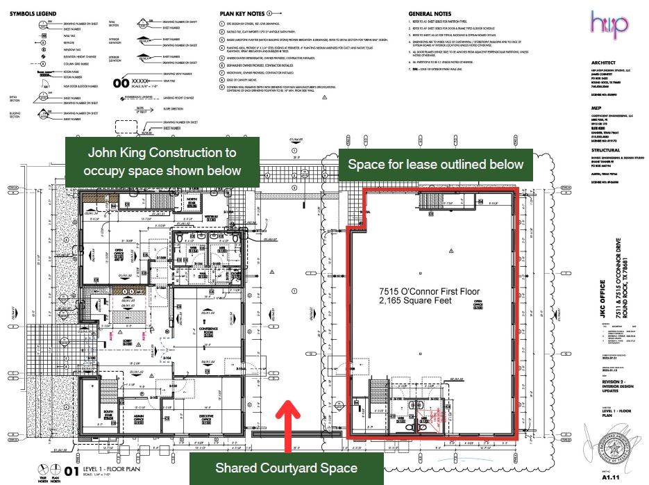 7515 O'Connor Dr, Round Rock, TX for lease Floor Plan- Image 1 of 2