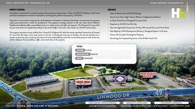 2406 Linwood Dr, Paragould, AR - AERIAL  map view - Image1