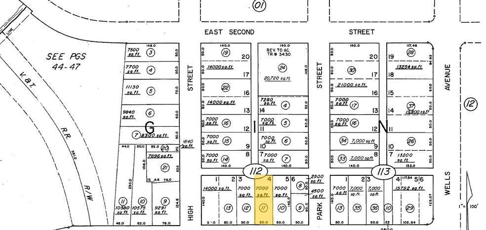 527-531 Mill St, Reno, NV for sale - Plat Map - Image 3 of 23