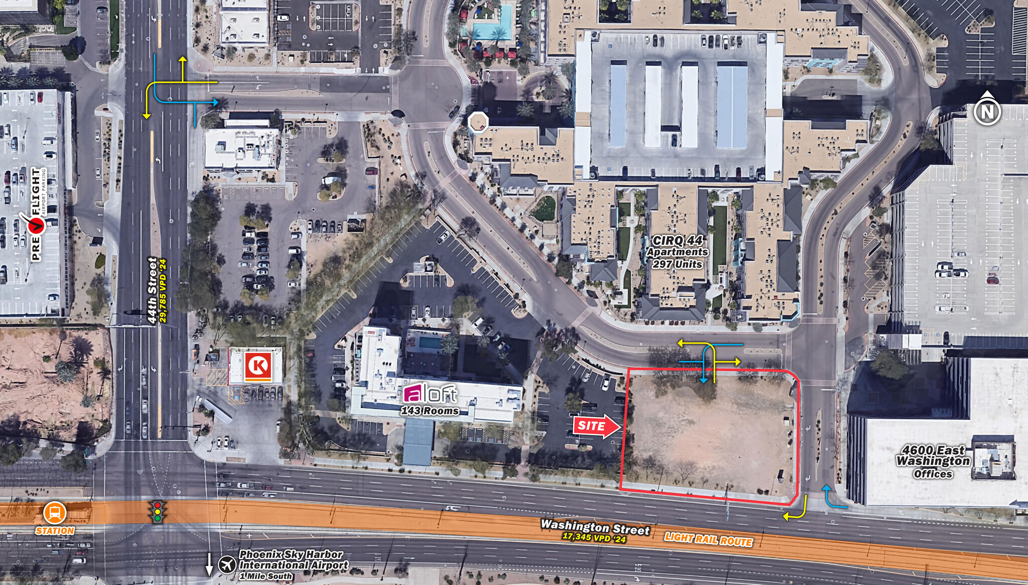E NEC Washington St and 44th Street, Phoenix, AZ for sale Building Photo- Image 1 of 2