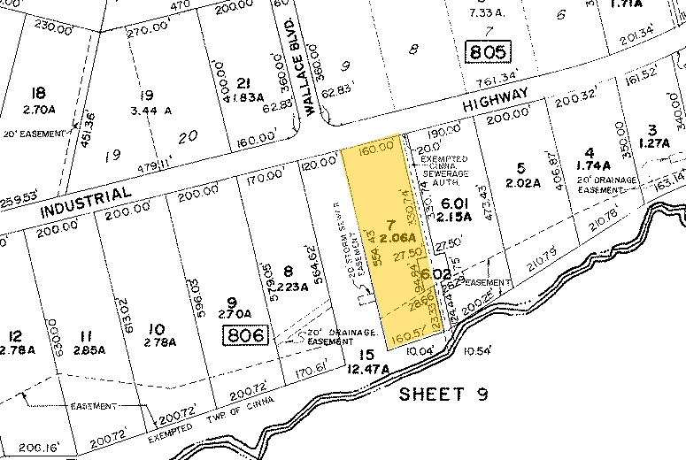 1501 Industrial Hwy, Cinnaminson, NJ for lease - Plat Map - Image 2 of 2