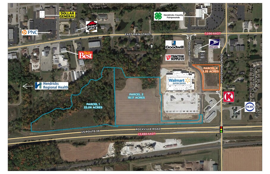 Danville Walmart Center Danville, IN for Sale