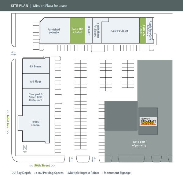 3501 50th- St, Lubbock, TX for lease - Site Plan - Image 3 of 5
