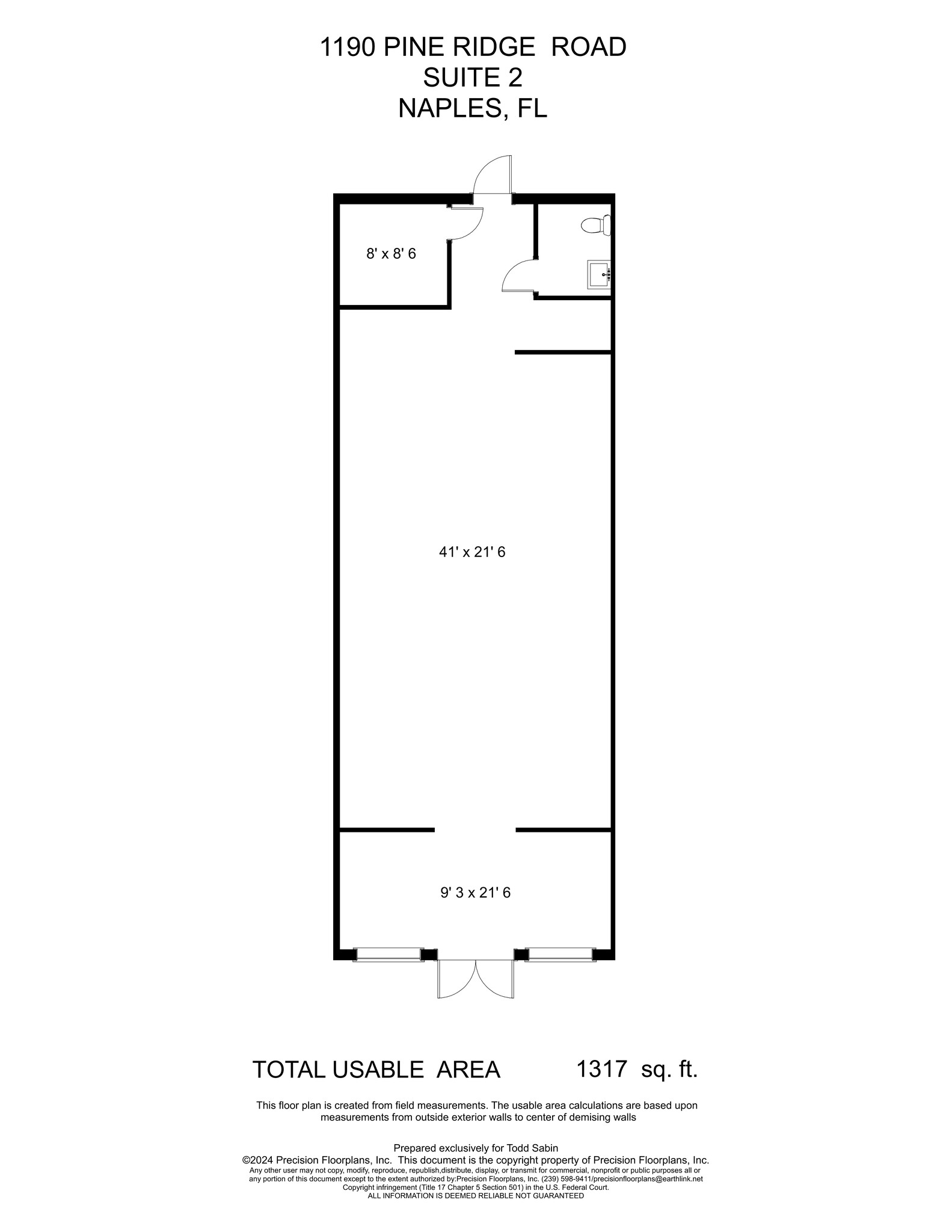 1190 Pine Ridge Rd, Naples, FL for lease Site Plan- Image 1 of 4