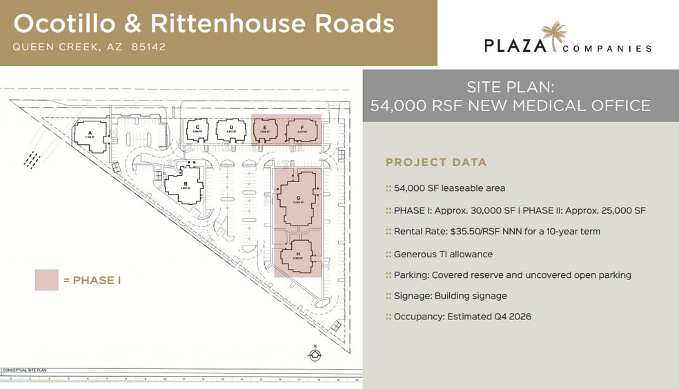 Ocotillo & Rittenhouse Roads Rd, Queen Creek, AZ for lease - Primary Photo - Image 2 of 2
