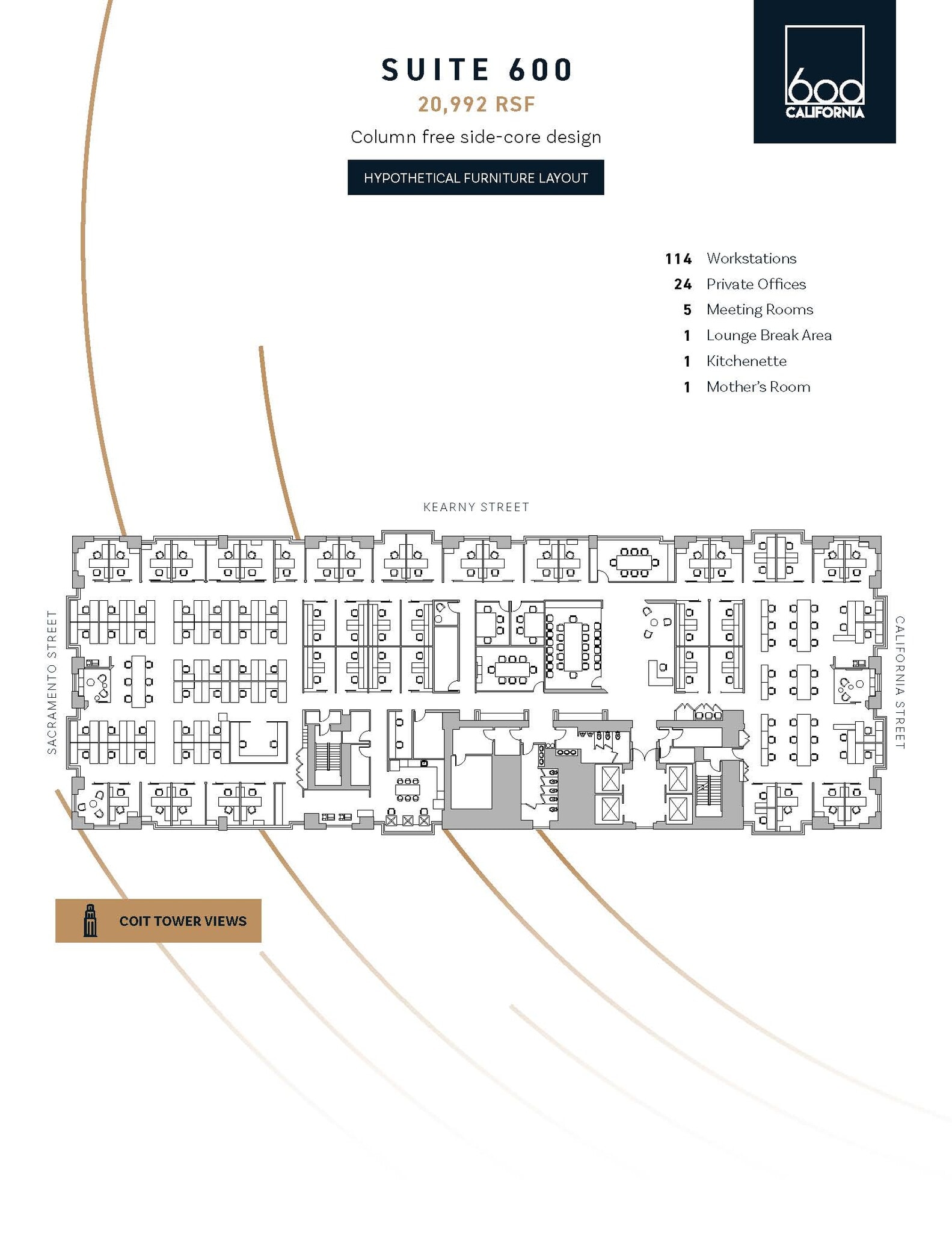 600 California St, San Francisco, CA for lease Floor Plan- Image 1 of 1