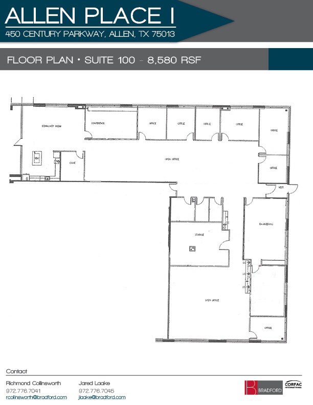 450 Century Pky, Allen, TX for lease Floor Plan- Image 1 of 1