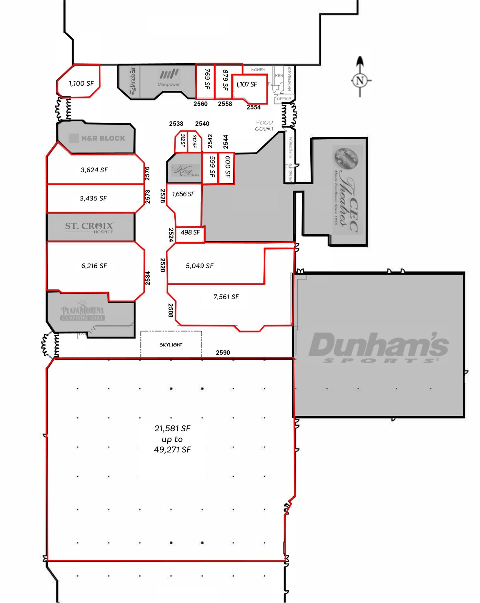 2510-2580 N Bridge Ave, Albert Lea, MN for lease Floor Plan- Image 1 of 1