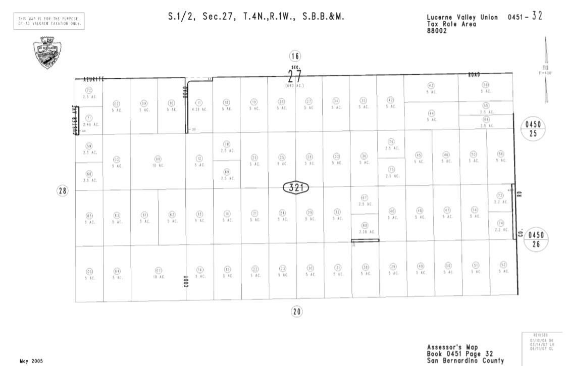 0 Carnelian Rd, Lucerne Valley, CA for sale Building Photo- Image 1 of 1