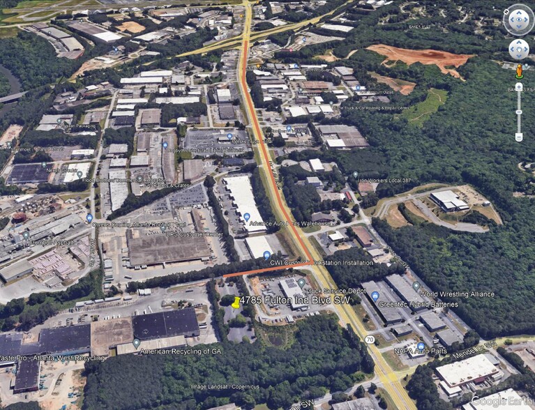 4785 Fulton Industrial Blvd, Atlanta, GA for lease - Aerial - Image 3 of 3