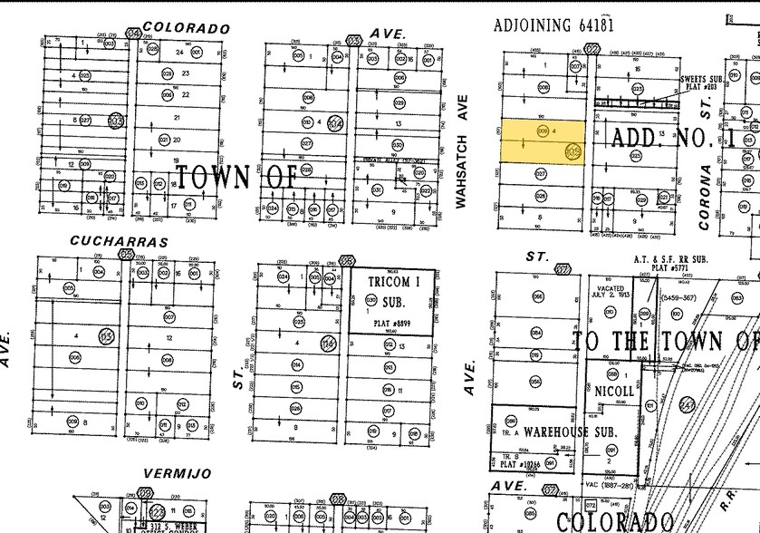 117 S Wahsatch Ave, Colorado Springs, CO for sale - Plat Map - Image 3 of 11