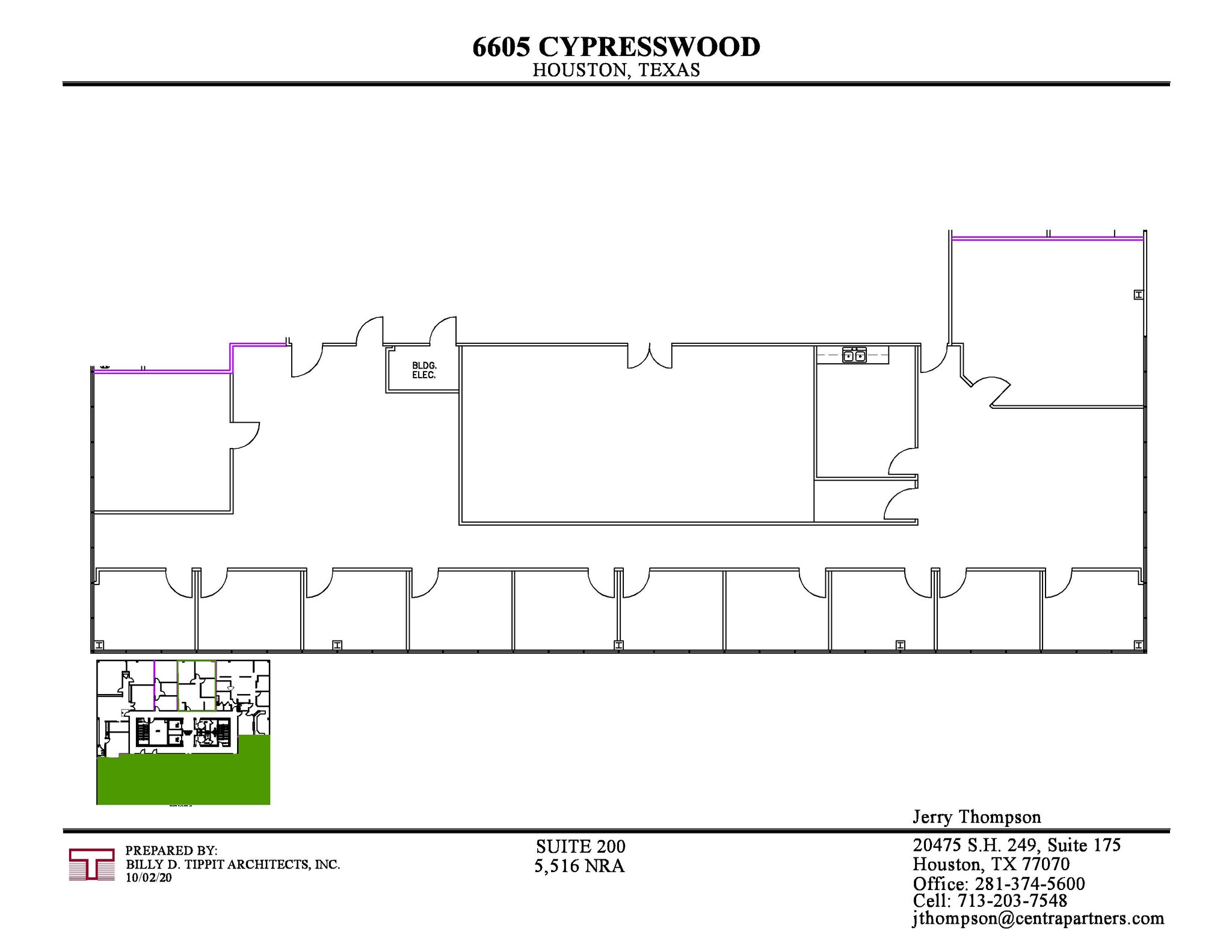 6605 Cypresswood Dr, Spring, TX for lease Floor Plan- Image 1 of 1