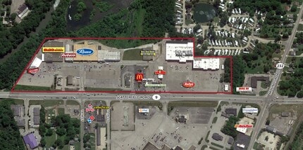 1716-1914 S Scatterfield Rd, Anderson, IN - AERIAL  map view