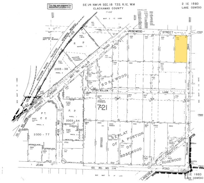 17385 SW Pilkington Rd, Lake Oswego, OR for sale - Plat Map - Image 2 of 2