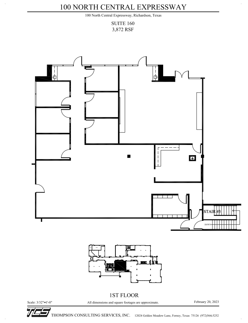 100 N Central Expy, Richardson, TX for lease Floor Plan- Image 1 of 1