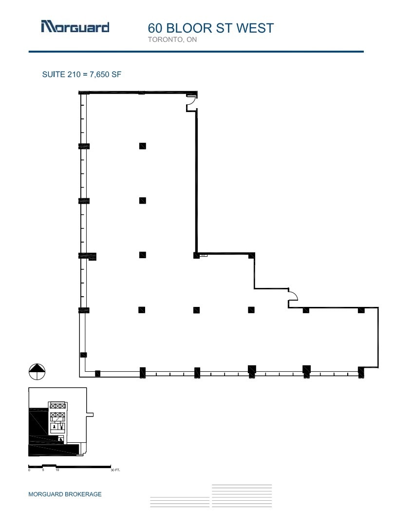 60 Bloor St W, Toronto, ON for lease Floor Plan- Image 1 of 1