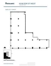 60 Bloor St W, Toronto, ON for lease Floor Plan- Image 1 of 1
