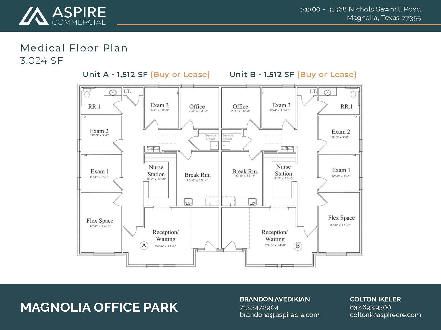 31368 Nichols Sawmill Rd, Magnolia, TX for lease Floor Plan- Image 1 of 2