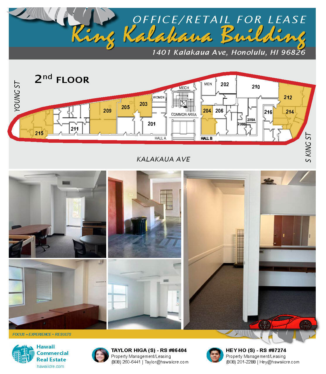 1401-1415 Kalakaua Ave, Honolulu, HI for lease Floor Plan- Image 1 of 12
