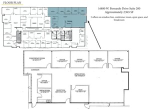 11590 W Bernardo Ct, San Diego, CA for lease Floor Plan- Image 1 of 1