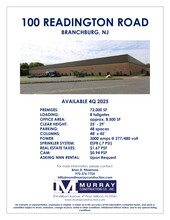 100 Readington Rd, Branchburg, NJ for lease Site Plan- Image 1 of 1