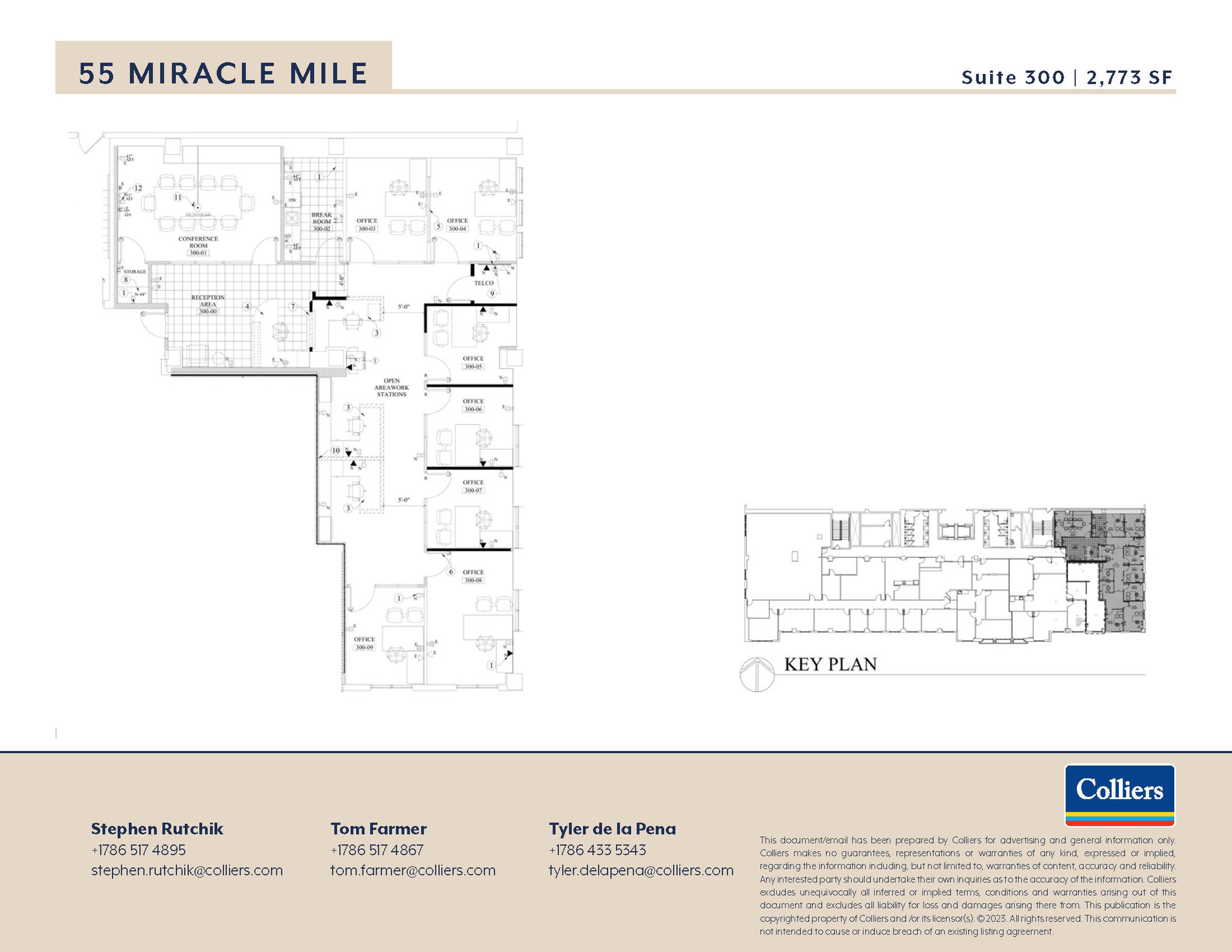 55-67 Miracle Mile, Coral Gables, FL for lease Floor Plan- Image 1 of 1