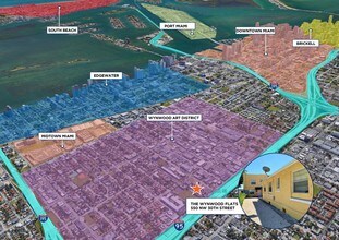 548-550 NW 30th St, Miami, FL - Aerial map view