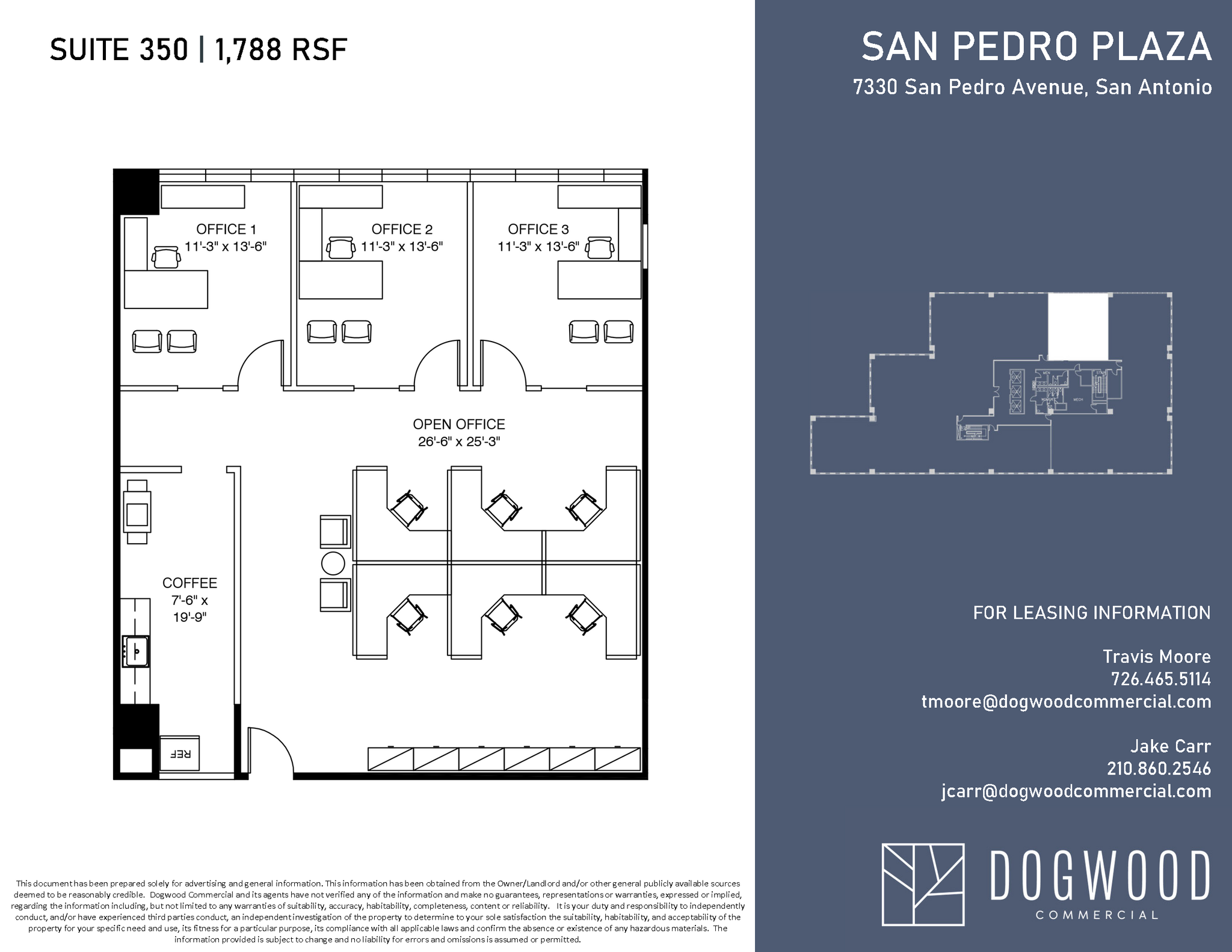 7330 San Pedro Ave, San Antonio, TX for lease Floor Plan- Image 1 of 1