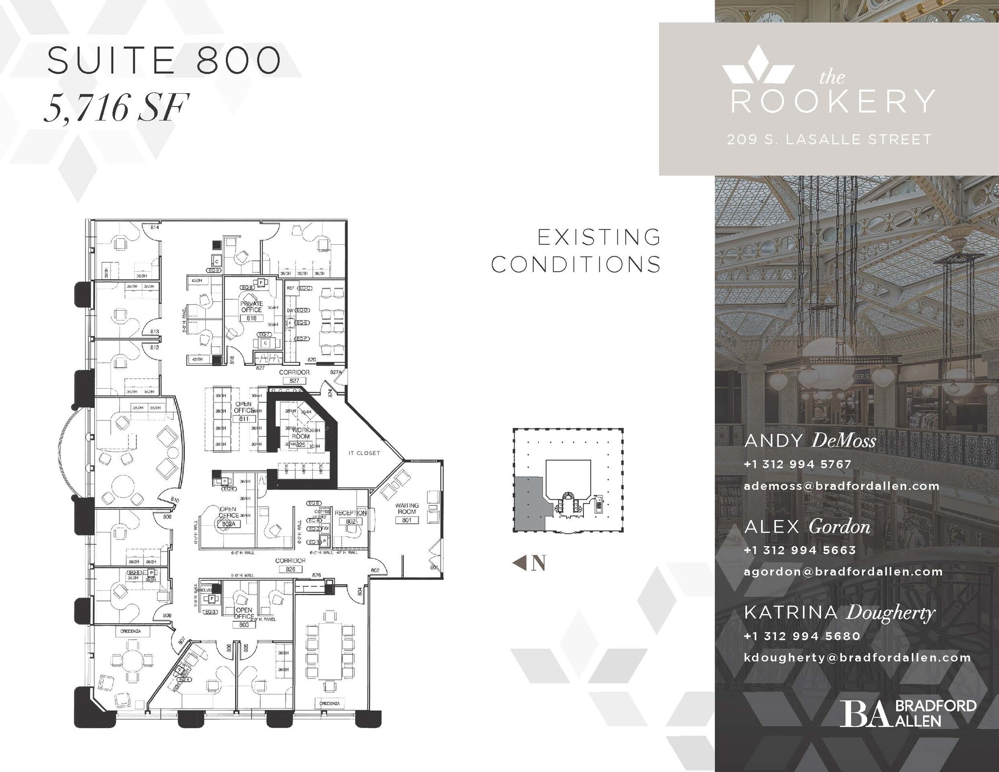 209 S LaSalle St, Chicago, IL for lease Floor Plan- Image 1 of 2