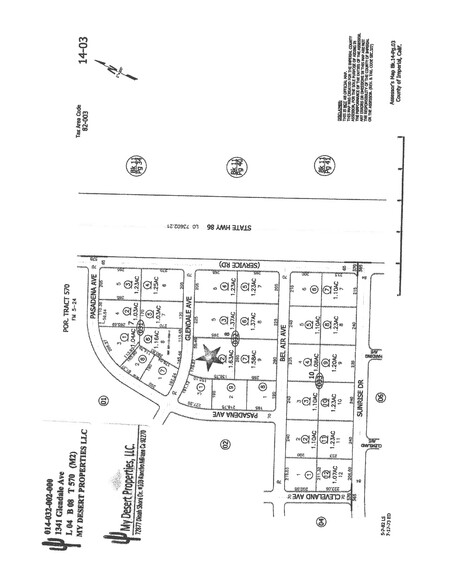 2224 Glendale Ave, Thermal, CA for sale - Plat Map - Image 2 of 5