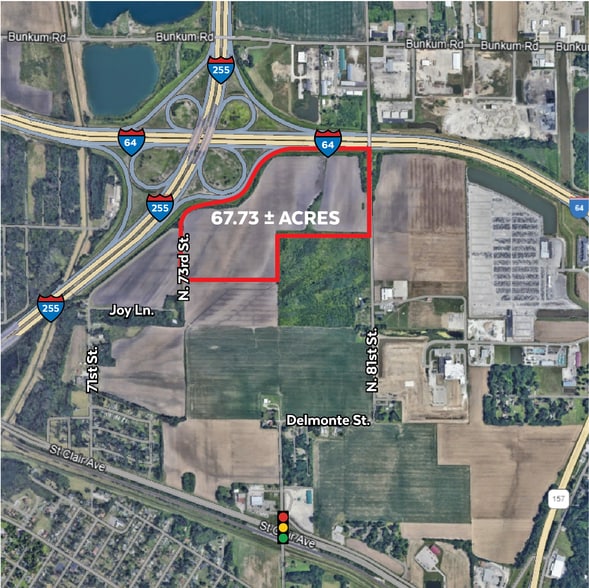 N 73rd St, East Saint Louis, IL for sale - Aerial - Image 1 of 1