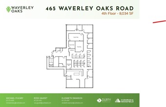 465 Waverley Oaks Rd, Waltham, MA for lease Floor Plan- Image 1 of 1