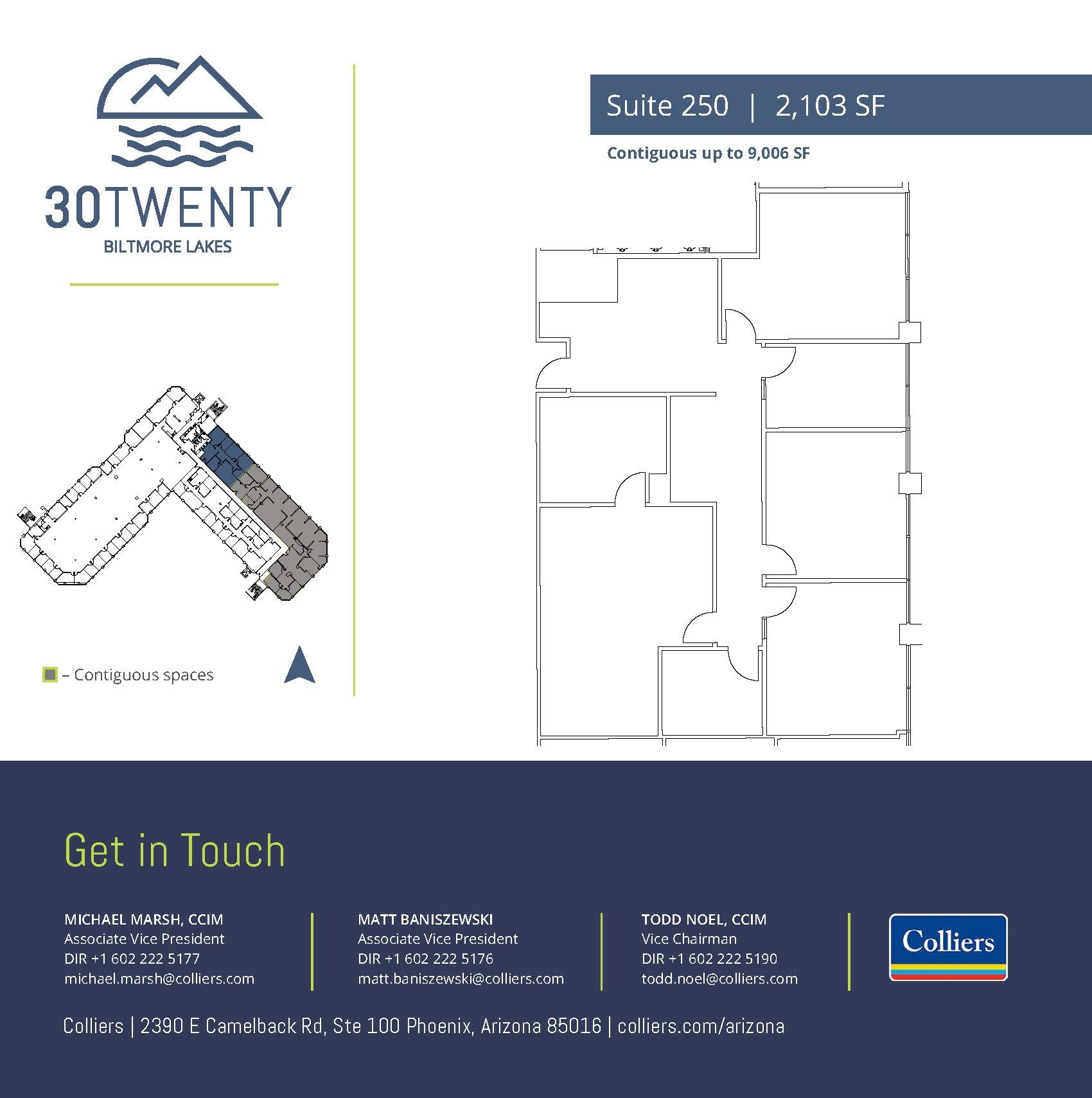 3020 E Camelback Rd, Phoenix, AZ for lease Floor Plan- Image 1 of 2