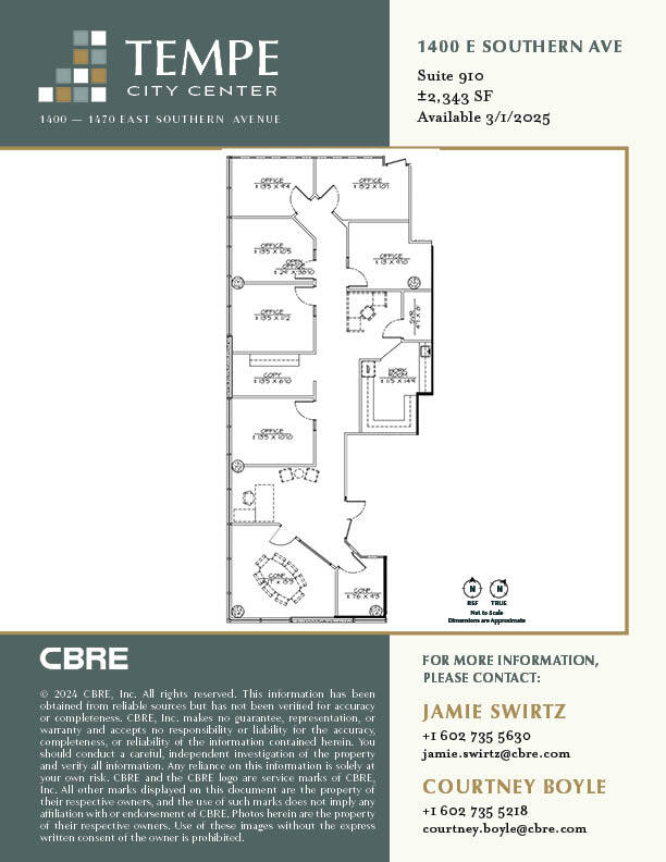 1400 E Southern Ave, Tempe, AZ for lease Floor Plan- Image 1 of 1