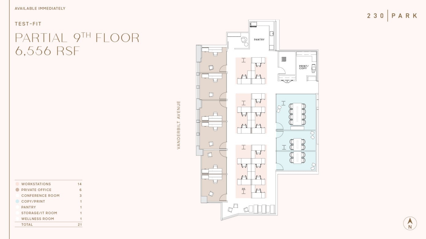 230 Park Ave, New York, NY for lease Floor Plan- Image 1 of 15