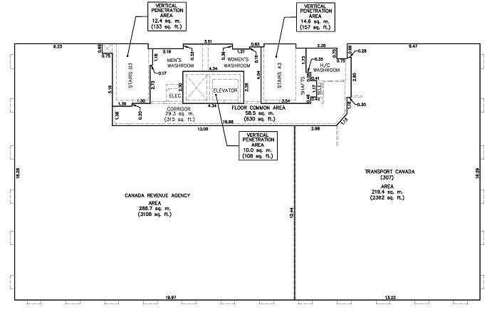 245 Cooper St, Ottawa, ON for lease Floor Plan- Image 1 of 1