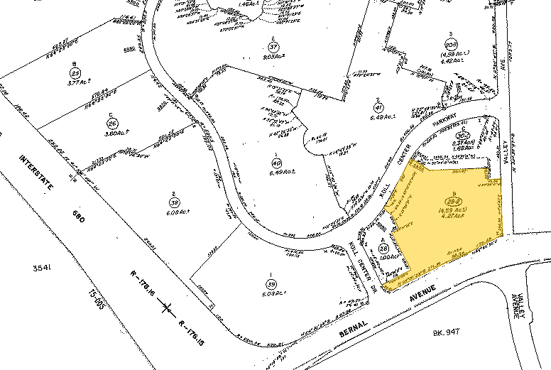 6654 Koll Center Pky, Pleasanton, CA for lease - Plat Map - Image 2 of 6