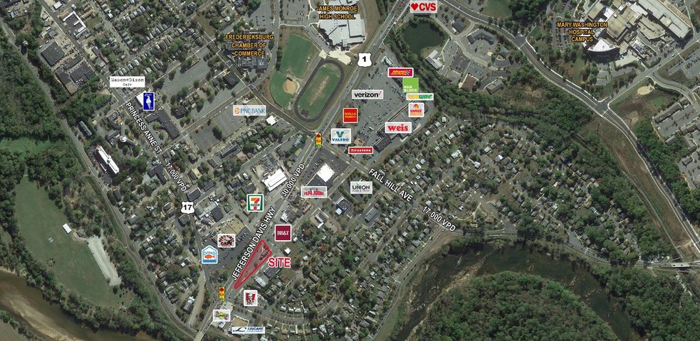 325 Emancipation Hwy, Fredericksburg, VA for lease - Aerial - Image 2 of 22