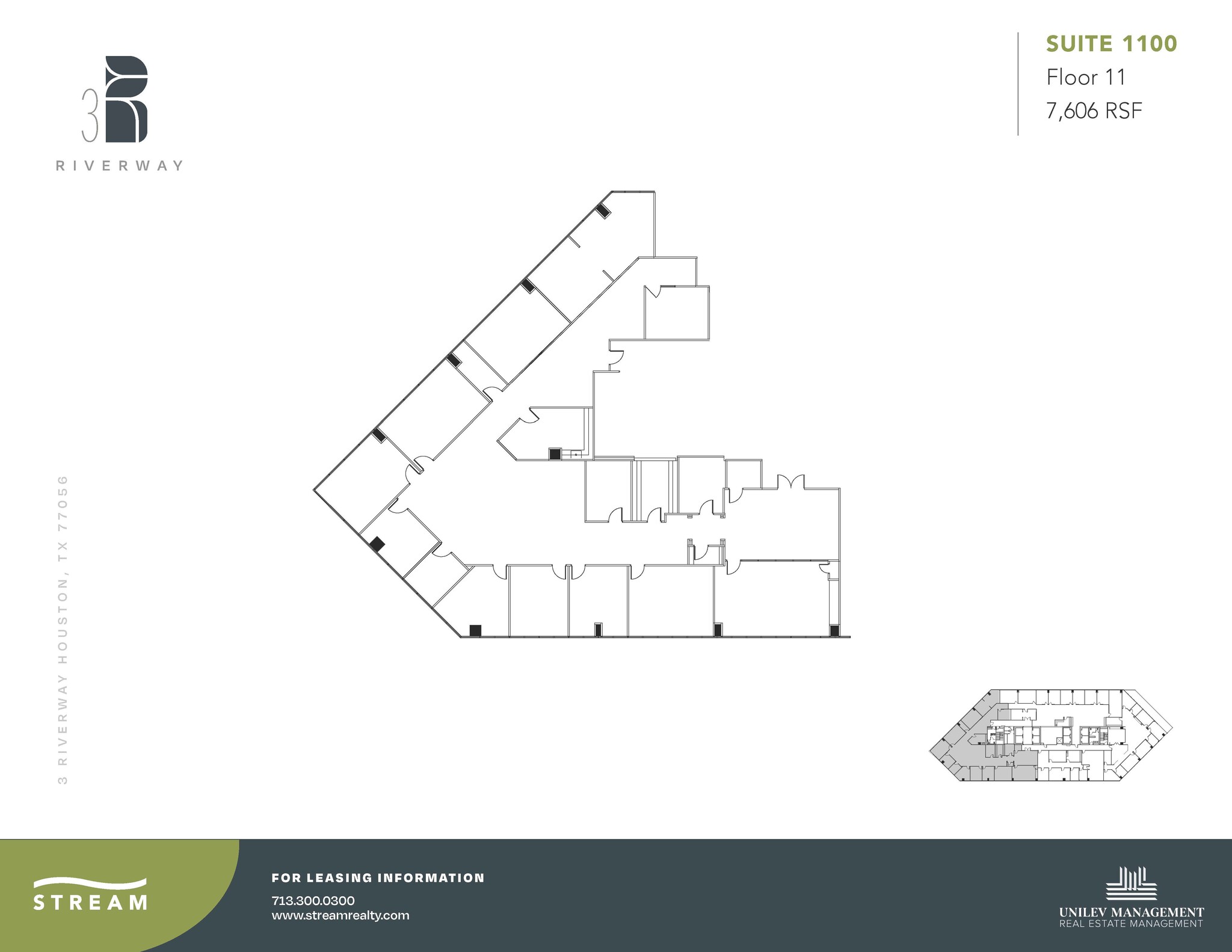 3 Riverway, Houston, TX for lease Floor Plan- Image 1 of 1