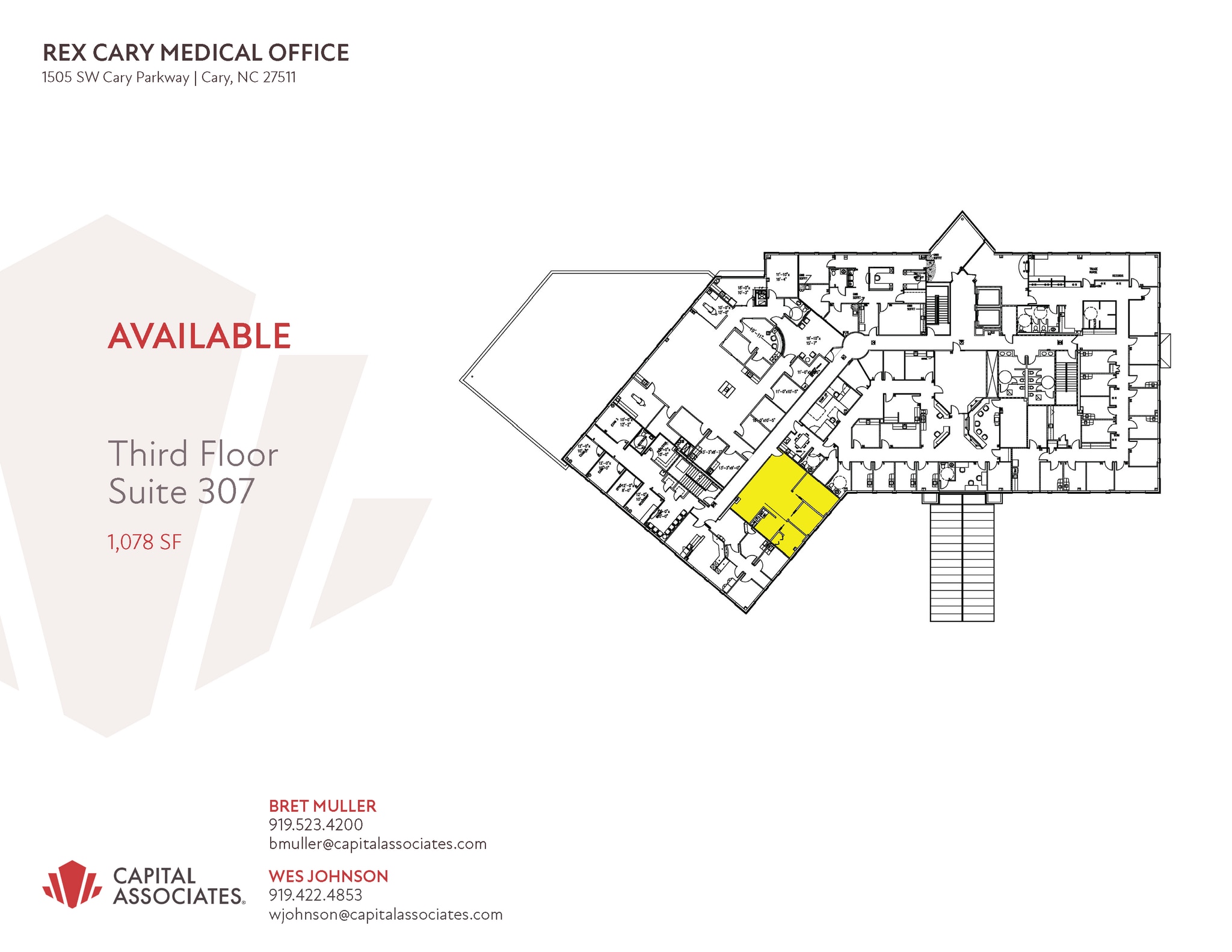 1505 SW Cary Pky, Cary, NC for lease Floor Plan- Image 1 of 1