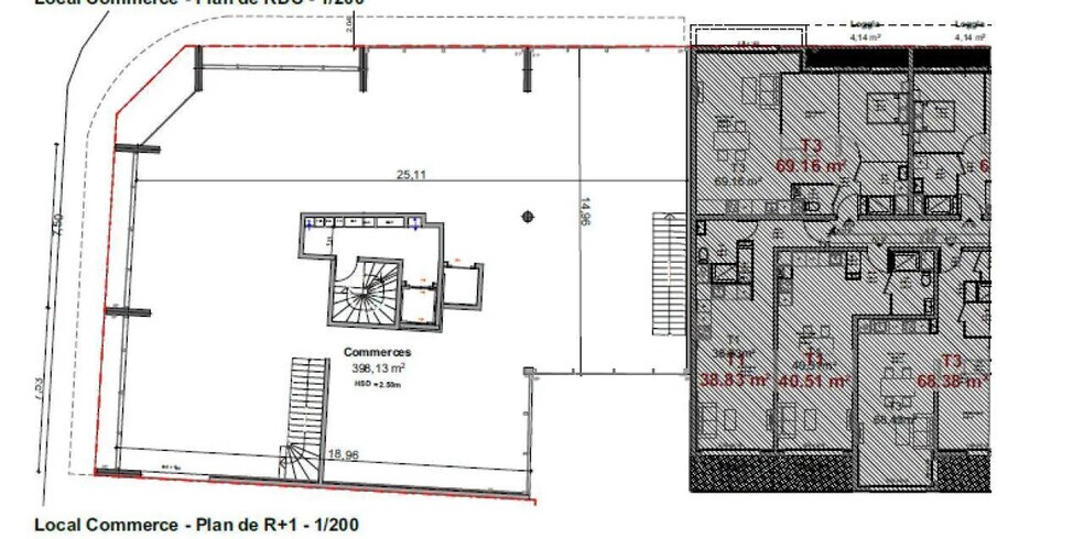 Office in Rouen for lease - Floor Plan - Image 3 of 4